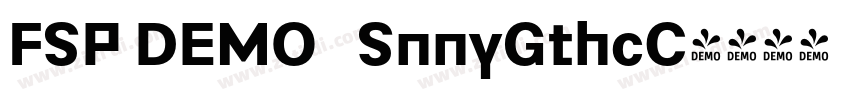 FSP DEMO   SnnyGthcC字体转换